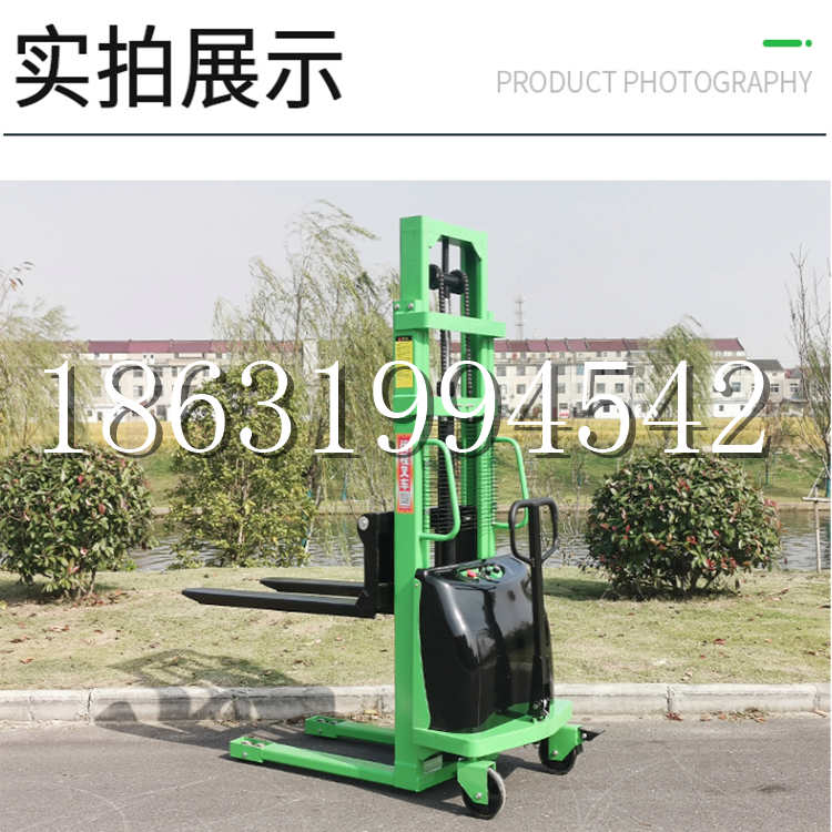 隆化县电动叉车堆高车液压铲车电瓶1吨2吨站驾步行式小型全自动叉车